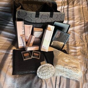 Mary Kay Cosmetic Collection with Black Bag and accessories